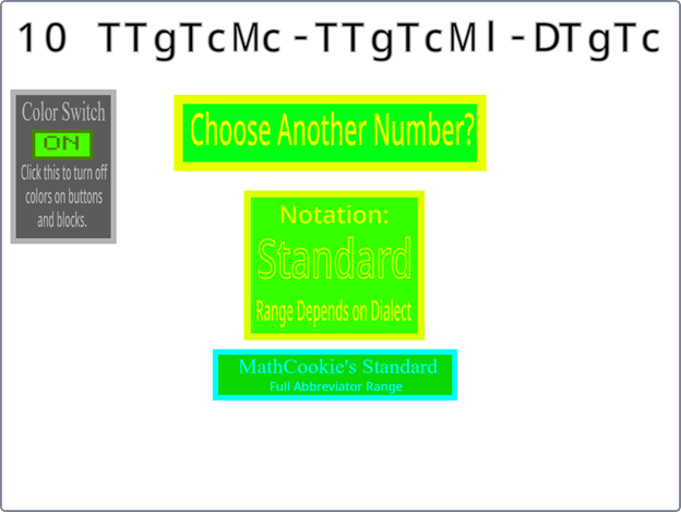 A white background with three green boxes with words in them on it. The text "10 TTgTcMc-TTgTcMl-DTgTc" is on the top of the screen.